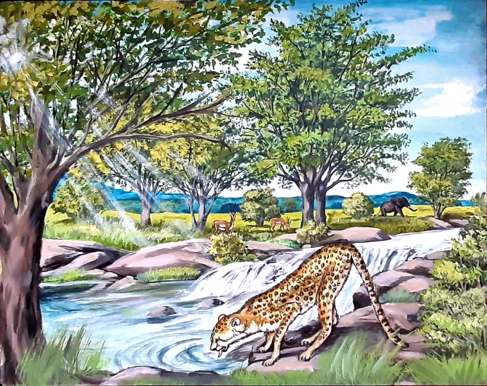 landscape painting done by artist at dreamiles