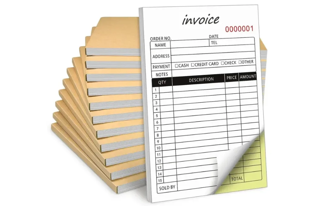 Receipt Books Self carbonated (A4, Single carbon (Duplicate))