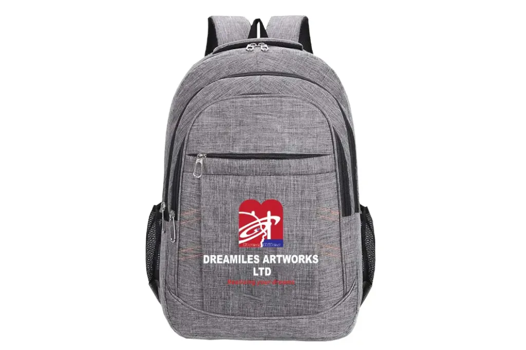 Backpack - Supply & Branding (Supply and Screen printing, Average Quality, 1-2 logos)