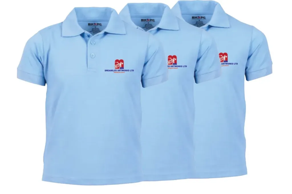 T-shirts (supply and Printing) (Round Neck, 1 logo, Shuttle, Sublimation / Screen printing)